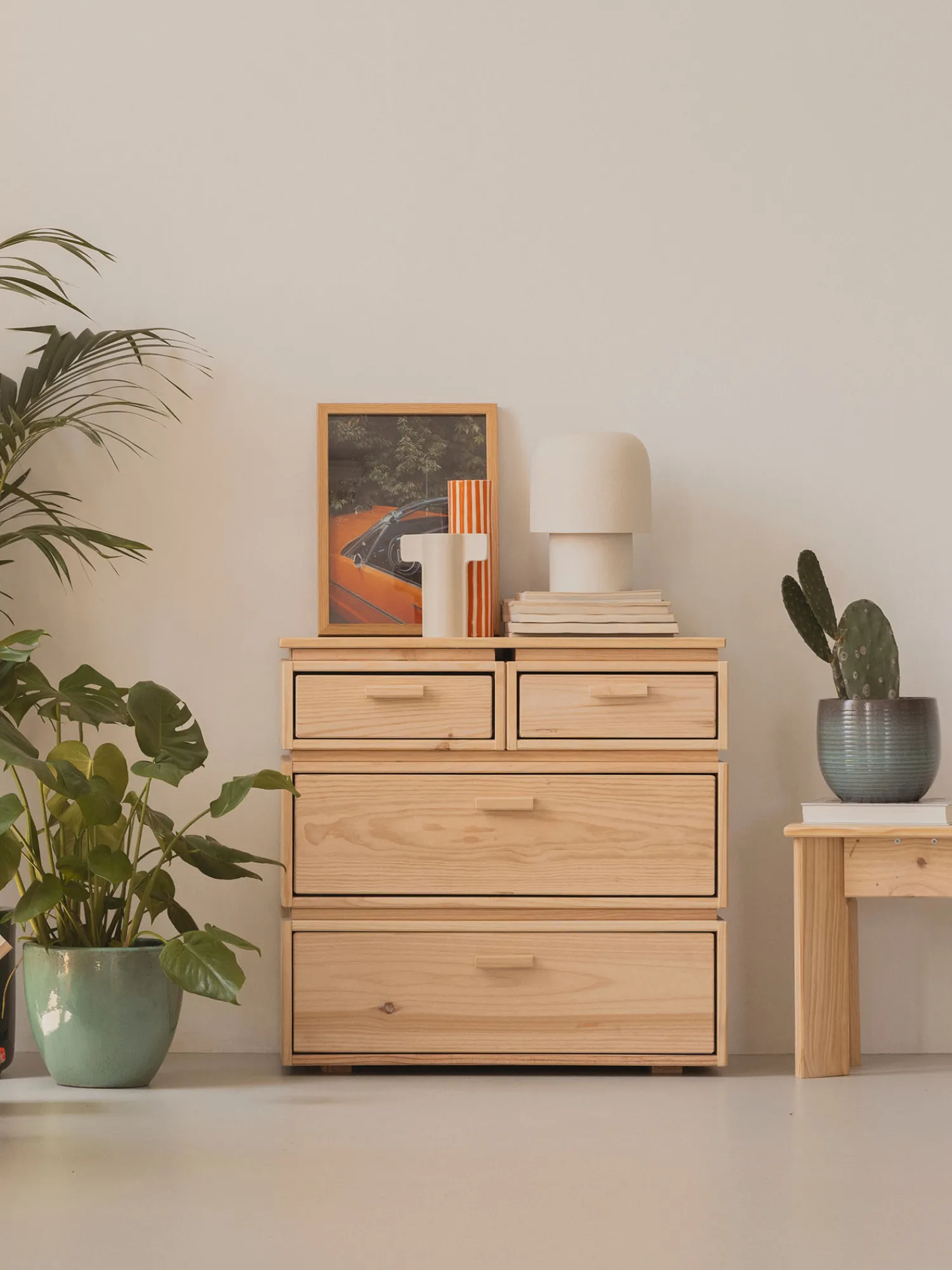 Muebles LUFE Cajoneras Y Archivadores^LIBE cajonera con 4 cajones 78x77