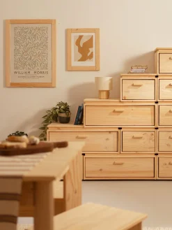 Muebles LUFE Cajoneras Y Archivadores^LIBE cajonera en escalera 4 alturas