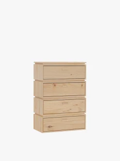 Muebles LUFE Cómodas^LIBE cómoda con 4 cajones 78x115