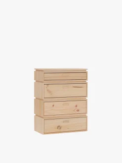 Muebles LUFE Cómodas^LIBE cómoda con 4 cajones 78x105