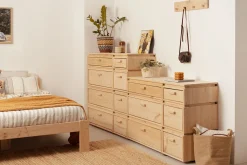 Muebles LUFE Cómodas^LIBE cómoda doble con 8 cajones 117x105