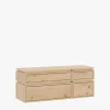 Muebles LUFE Cómodas^LIBE cómoda doble con 4 cajones 117x49