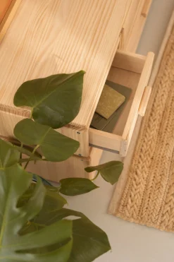 Muebles LUFE Cómodas^LIBE cómoda doble con 4 cajones 117x49