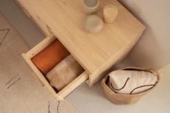 Muebles LUFE Cómodas^LIBE cómoda doble con 4 cajones 117x59