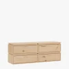 Muebles LUFE Cómodas^LIBE cómoda doble con 4 cajones 157x59