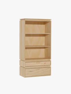 Muebles LUFE Estanterías Con Almacenaje|Estanterías Con Almacenaje^LIBE estantería baja con 2 cajones 78x161