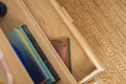 Muebles LUFE Estanterías Con Almacenaje|Estanterías Con Almacenaje^LIBE estantería baja con 2 cajones 78x161