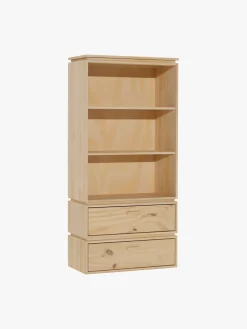 Muebles LUFE Estanterías Con Almacenaje|Estanterías Con Almacenaje^LIBE estantería baja con 2 cajones 78x171