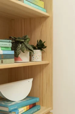 Muebles LUFE Estanterías Con Almacenaje|Estanterías Con Almacenaje^LIBE estantería baja con 2 cajones 78x171