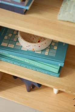 Muebles LUFE Estanterías Con Almacenaje|Estanterías Con Almacenaje^LIBE estantería baja con cajón 78x143