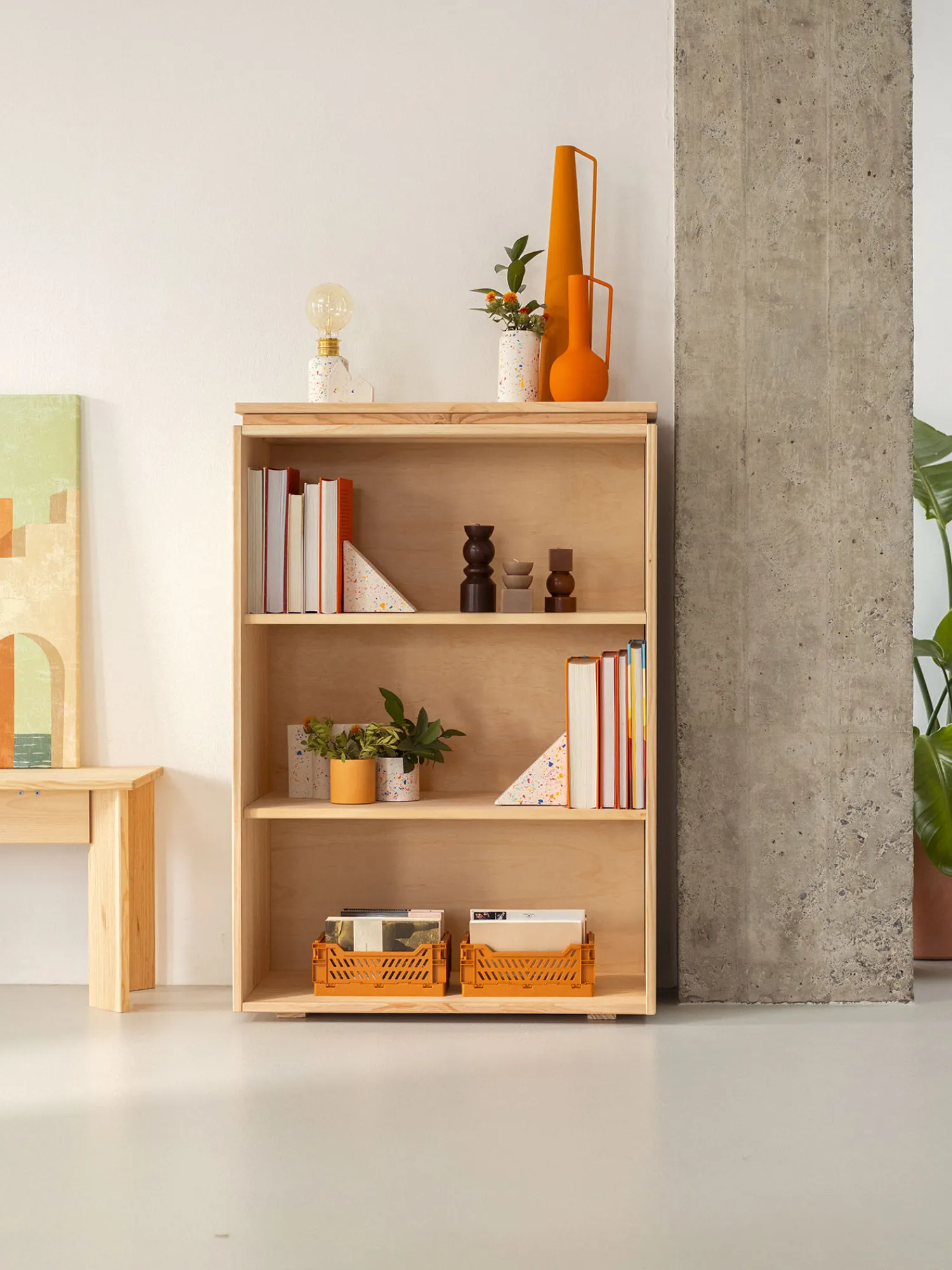 Muebles LUFE Estanterías Básicas^LIBE estantería baja 78x115