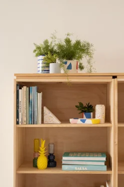 Muebles LUFE Estanterías Con Almacenaje|Estanterías Con Almacenaje^LIBE estantería con 6 cajones 157x198