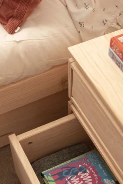 Muebles LUFE Mesitas De Noche|Mesitas De Noche^LIBE mesita de noche con 2 cajones 78x49