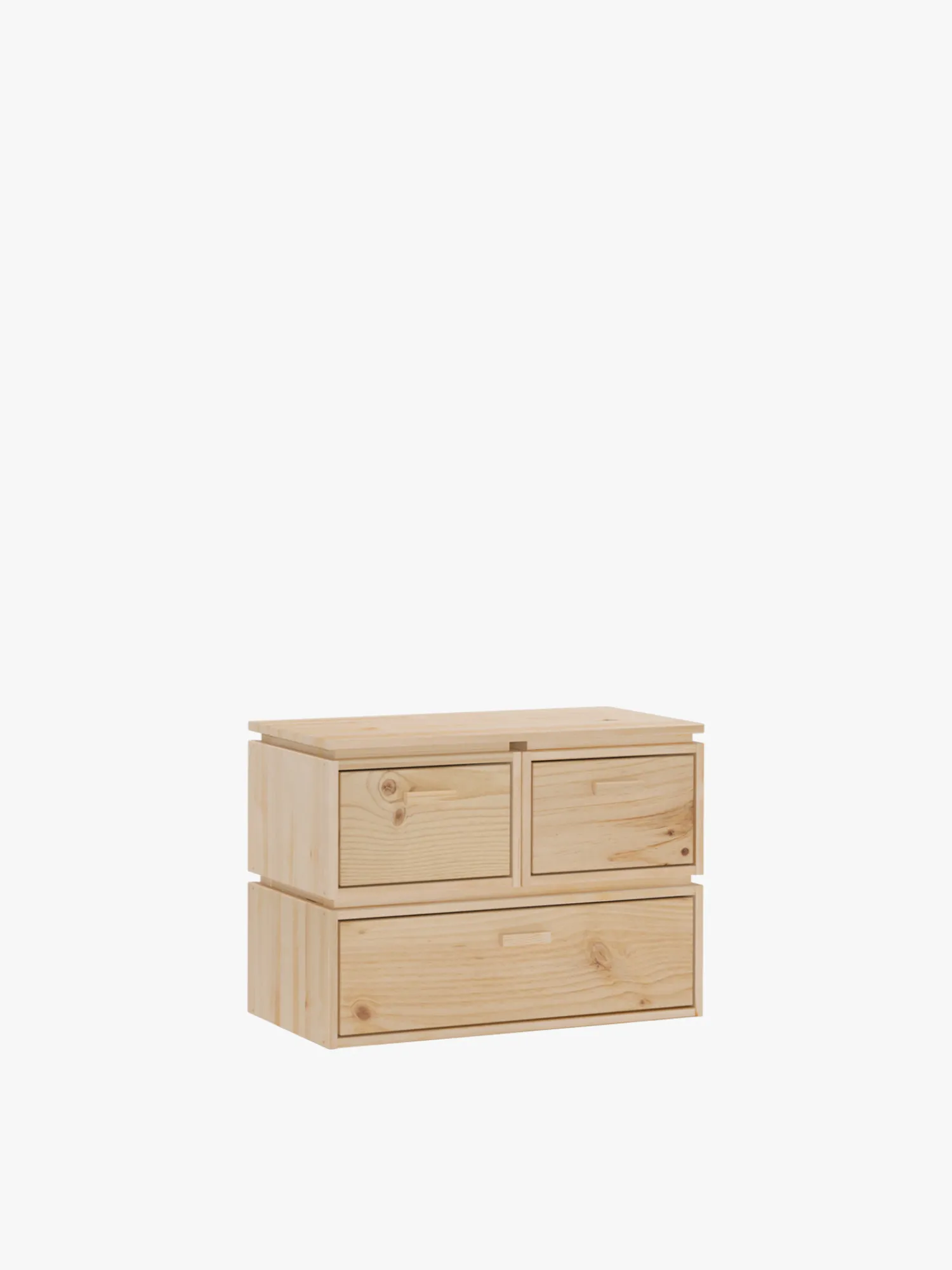 Muebles LUFE Mesitas De Noche|Mesitas De Noche^LIBE mesita de noche con 3 cajones 78x59