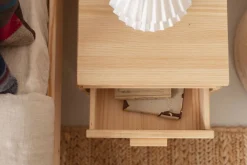 Muebles LUFE Mesitas De Noche|Mesitas De Noche^LIBE mesita de noche con 2 cajones 39x39