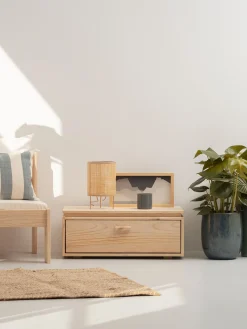 Muebles LUFE Mesitas De Noche|Mesitas De Noche^LIBE mesita de noche con cajón 78x32