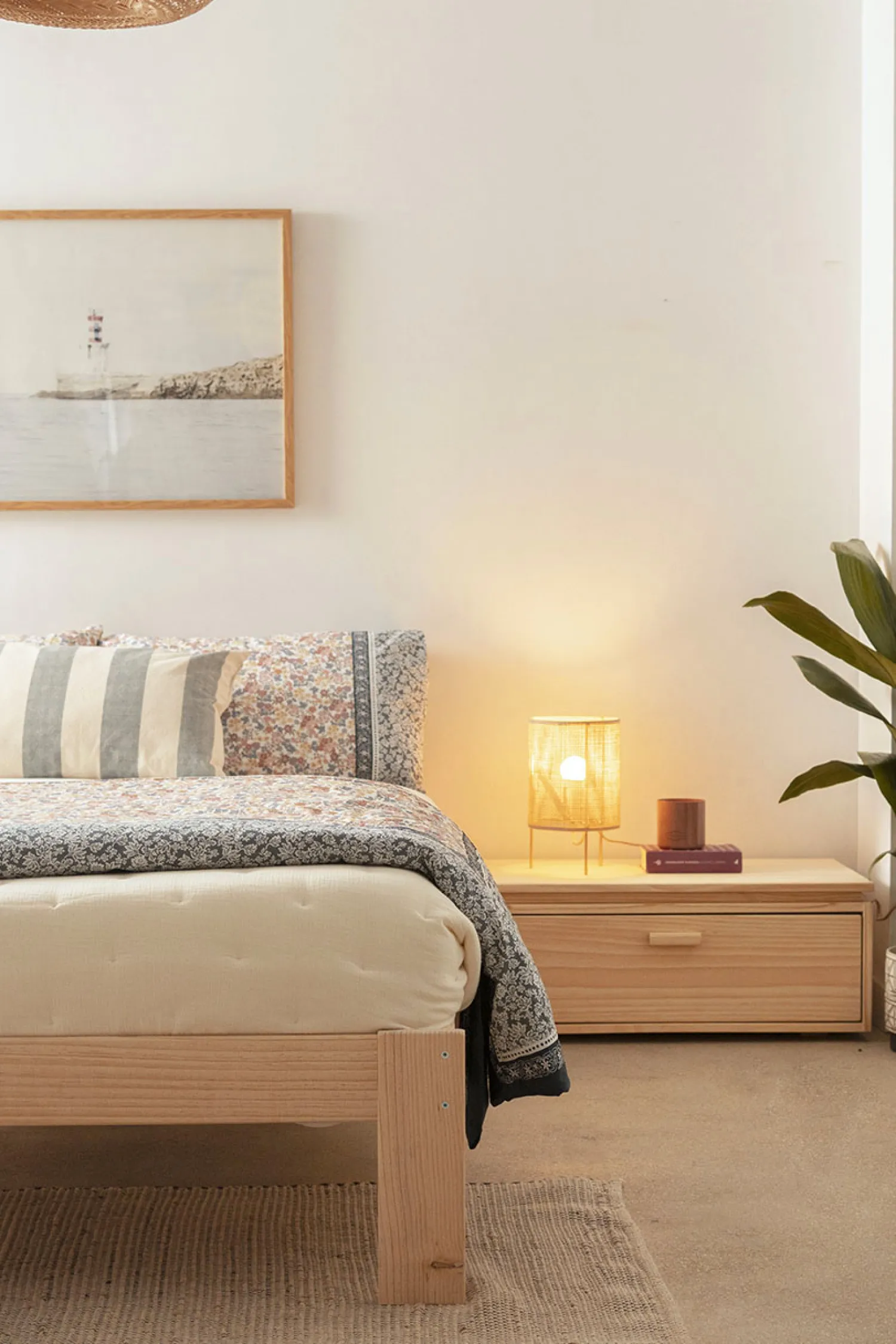 Muebles LUFE Mesitas De Noche|Mesitas De Noche^LIBE mesita de noche con cajón 78x32