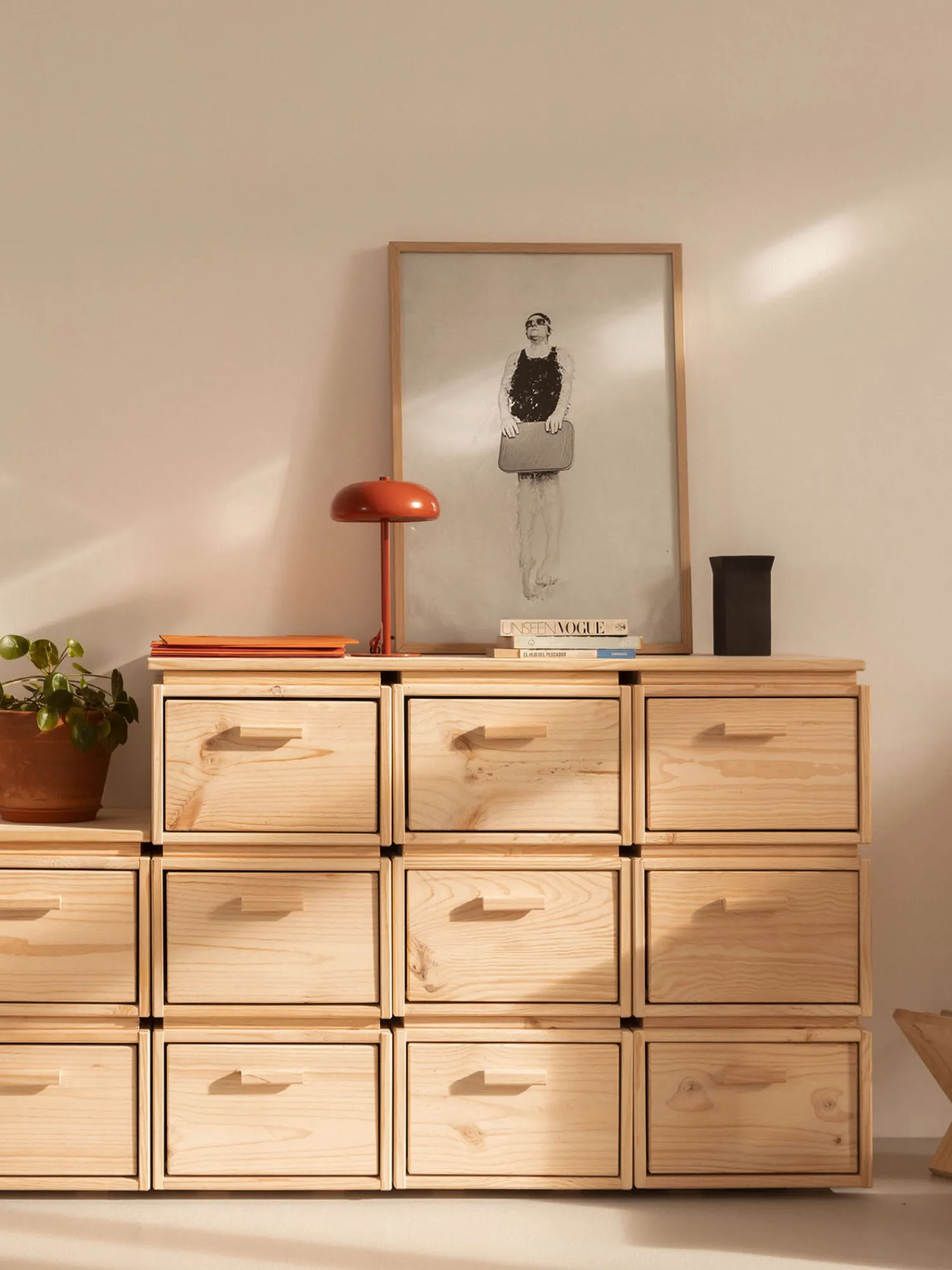 Muebles LUFE Cajoneras Y Archivadores^LIBE mueble archivador con 9 cajones