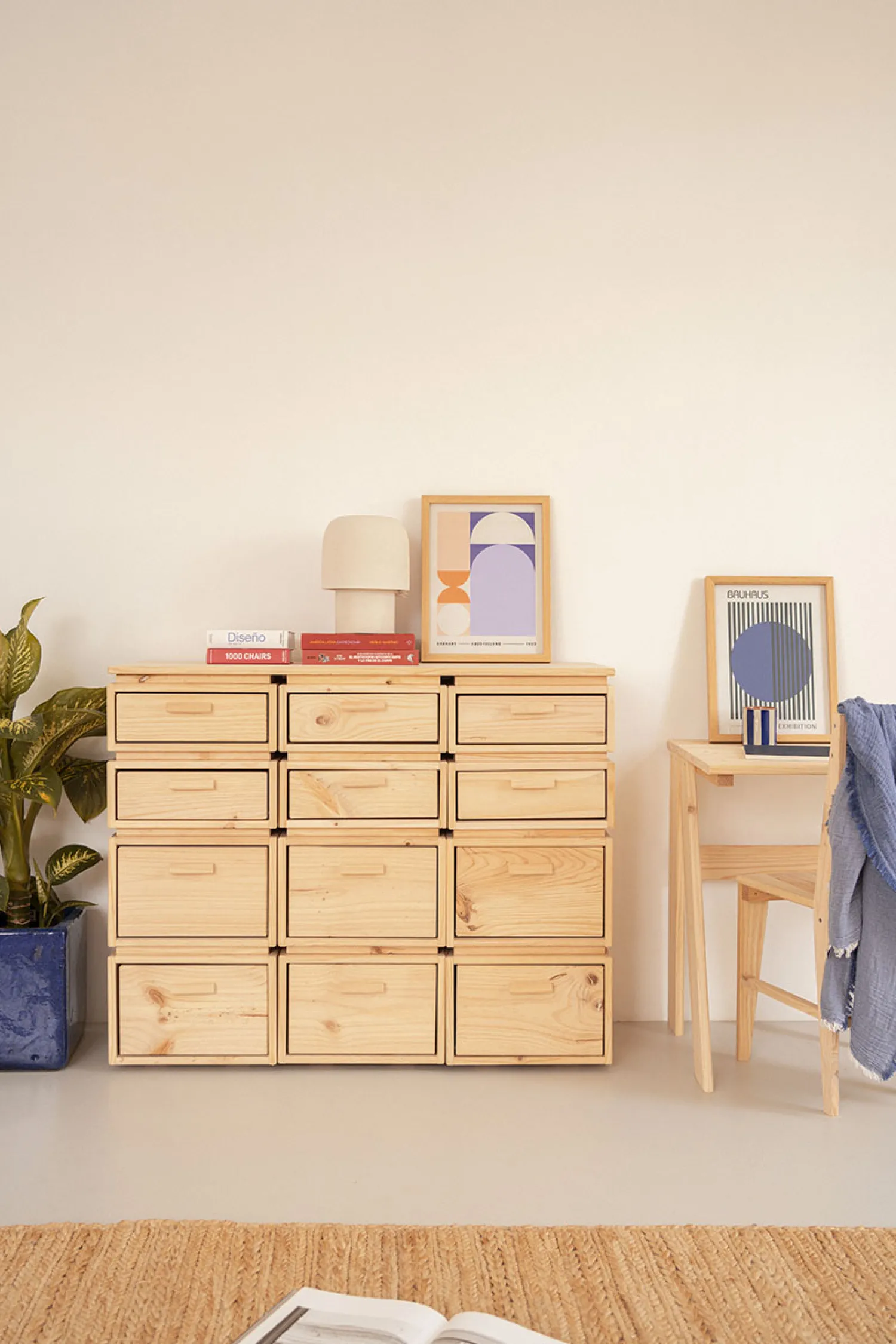 Muebles LUFE Cajoneras Y Archivadores^LIBE mueble archivador con 12 cajones