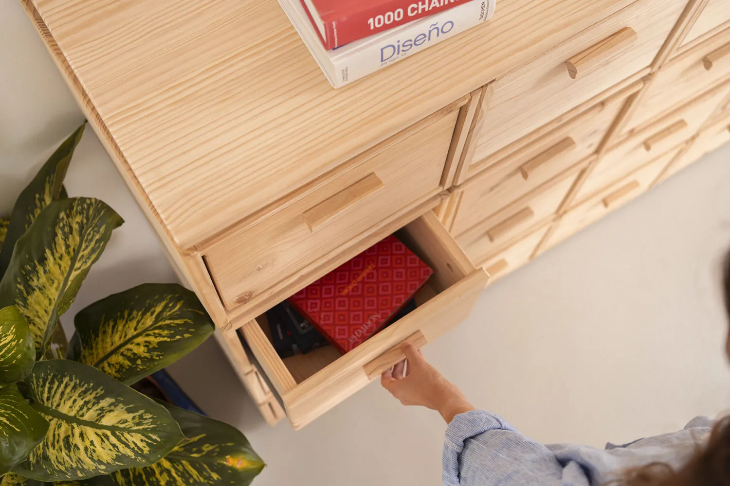 Muebles LUFE Cajoneras Y Archivadores^LIBE mueble archivador con 16 cajones