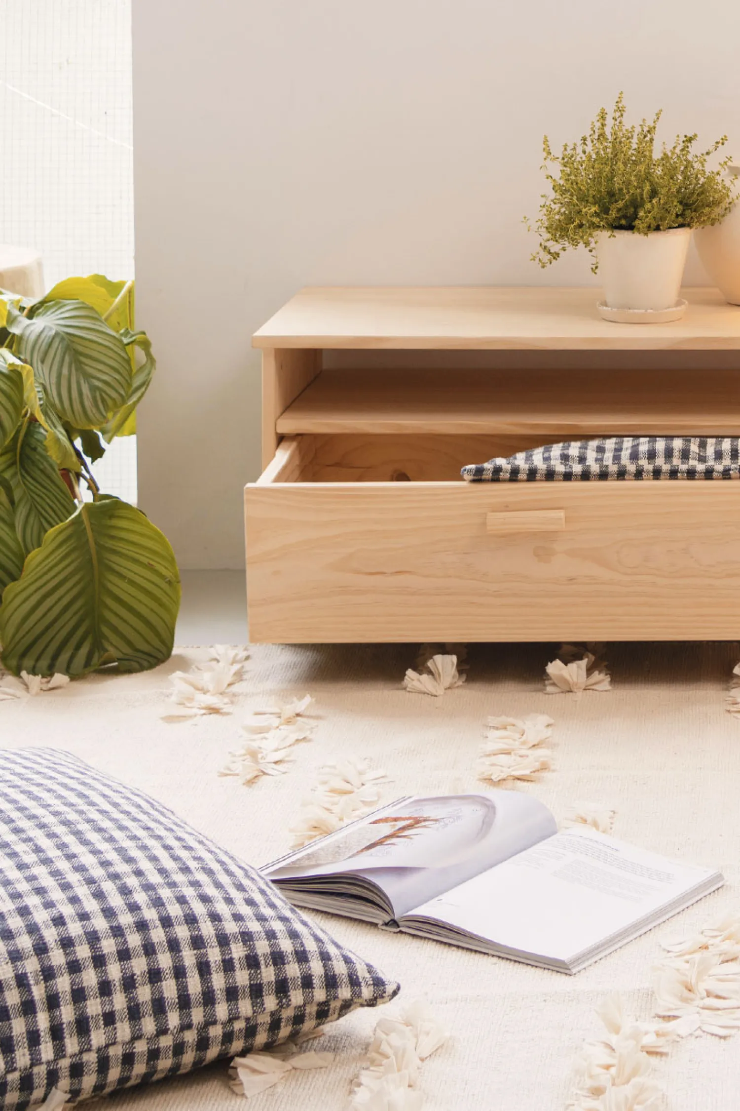 Muebles LUFE Muebles Tv^LIBE mueble TV con 2 cajones