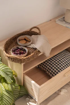 Muebles LUFE Muebles Tv^LIBE mueble TV con 2 cajones