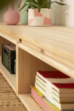 Muebles LUFE Muebles Tv^LIBE mueble TV con huecos 157x32