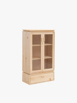 Muebles LUFE Vitrinas^LIBE vitrina con cajón 78x143