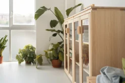 Muebles LUFE Vitrinas^LIBE vitrina doble 157x115