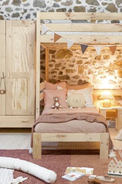 Muebles LUFE Camas Altas^LORE cama alta 135