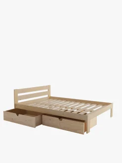 Muebles LUFE Camas Dobles Con Cajones|Camas 135^LORE cama doble 135 con 2 cajones