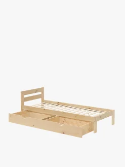 Muebles LUFE Camas Individuales Con Cajones|Camas 80^LORE cama individual 80 con 1 cajón