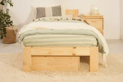 Muebles LUFE Camas Individuales Con Cajones|Camas 80^LORE cama individual 80 con 2 cajones