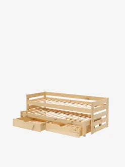 Muebles LUFE Camas Nido^LORE cama nido compacta 90 con 2 cajones