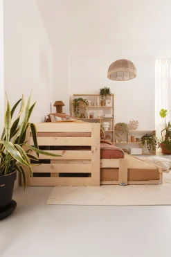 Muebles LUFE Camas Nido^LORE cama nido compacta 90 triple