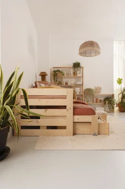 Muebles LUFE Camas Nido|Camas 80^LORE cama nido compacta 80 con 2 cajones