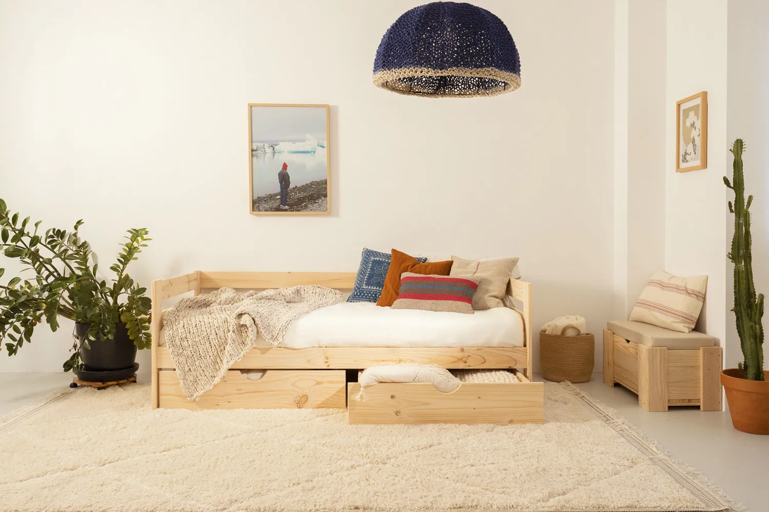 Muebles LUFE Divanes|Divanes^LORE diván 90 con 2 cajones