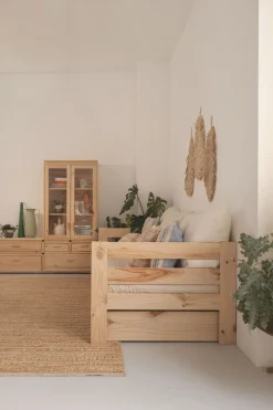 Muebles LUFE Divanes|Divanes^LORE diván 90 con colchón, respaldo y 1 cajón