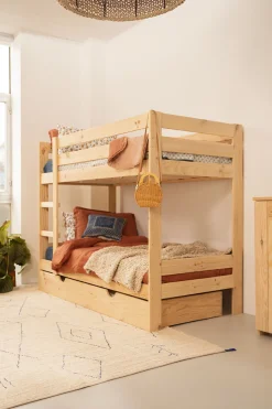 Muebles LUFE Literas Infantiles Y Adultos^LORE litera 80 con 1 cajón