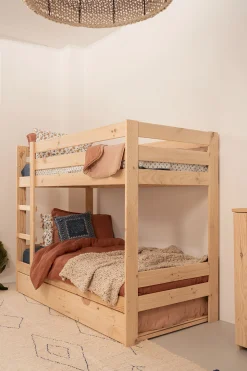 Muebles LUFE Literas Infantiles Y Adultos^LORE litera 90 con nido