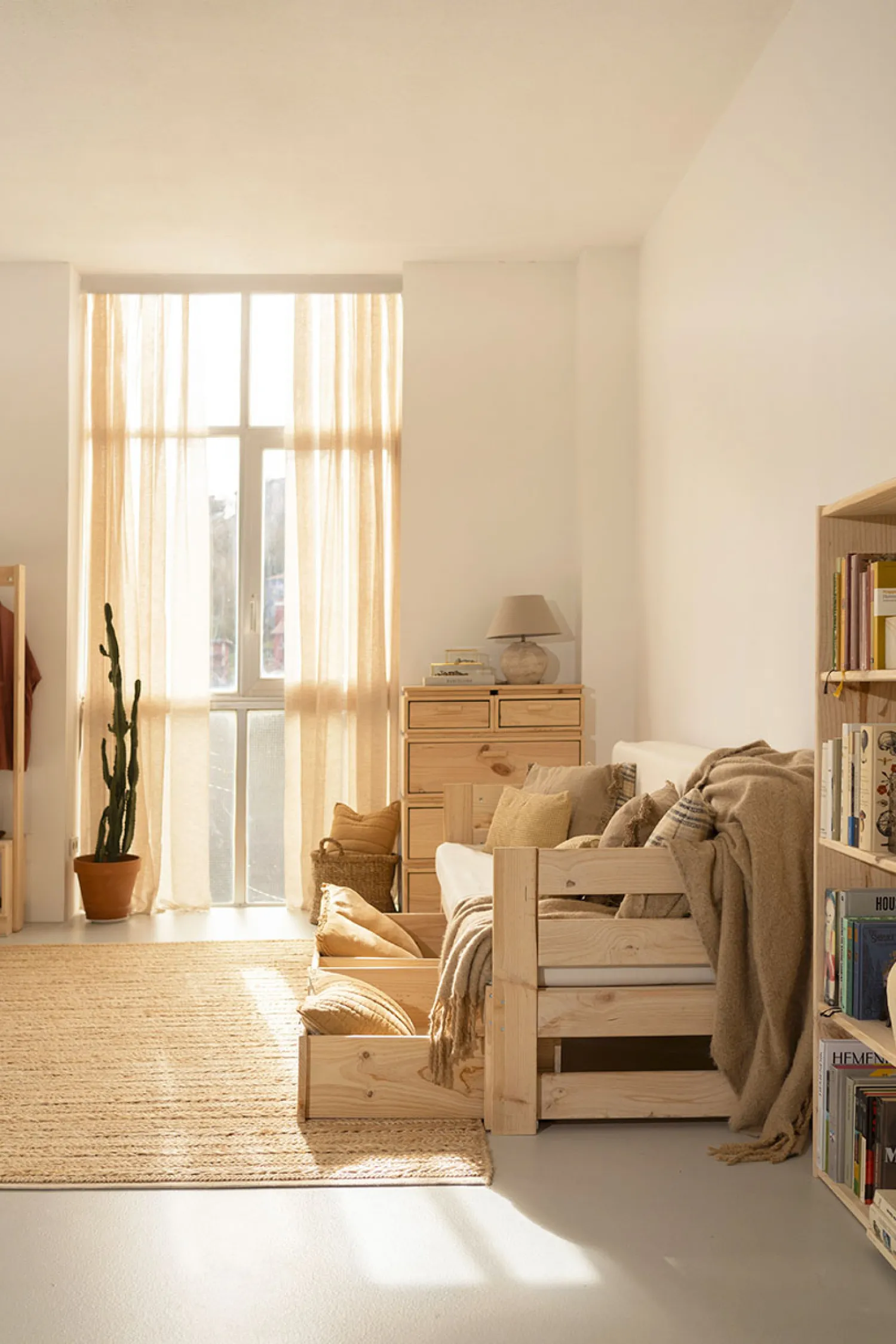 Muebles LUFE Divanes|Divanes^LORE sofá cama con cajón