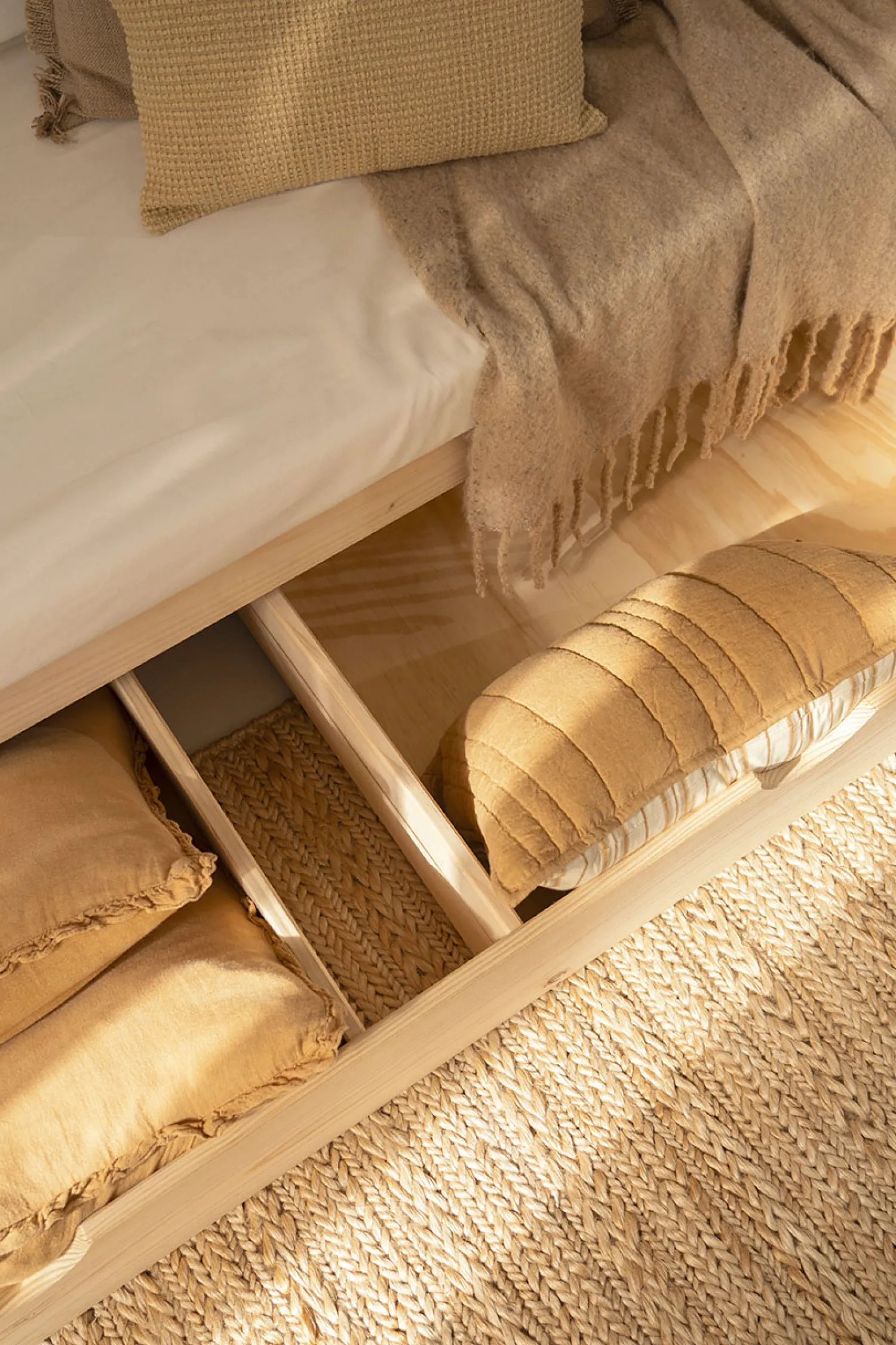 Muebles LUFE Divanes|Divanes^LORE sofá cama con cajón