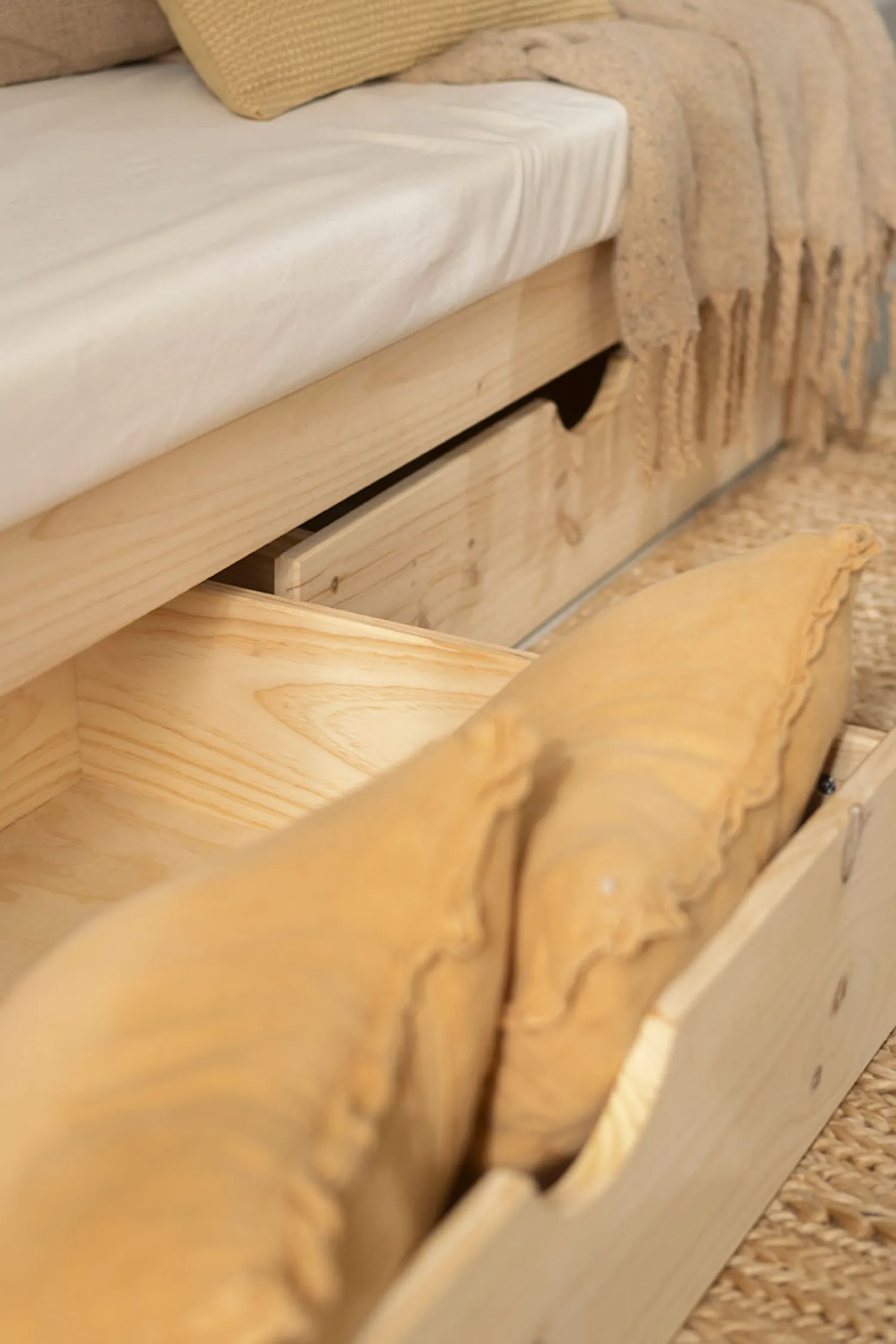 Muebles LUFE Divanes|Divanes^LORE sofá cama con cajones