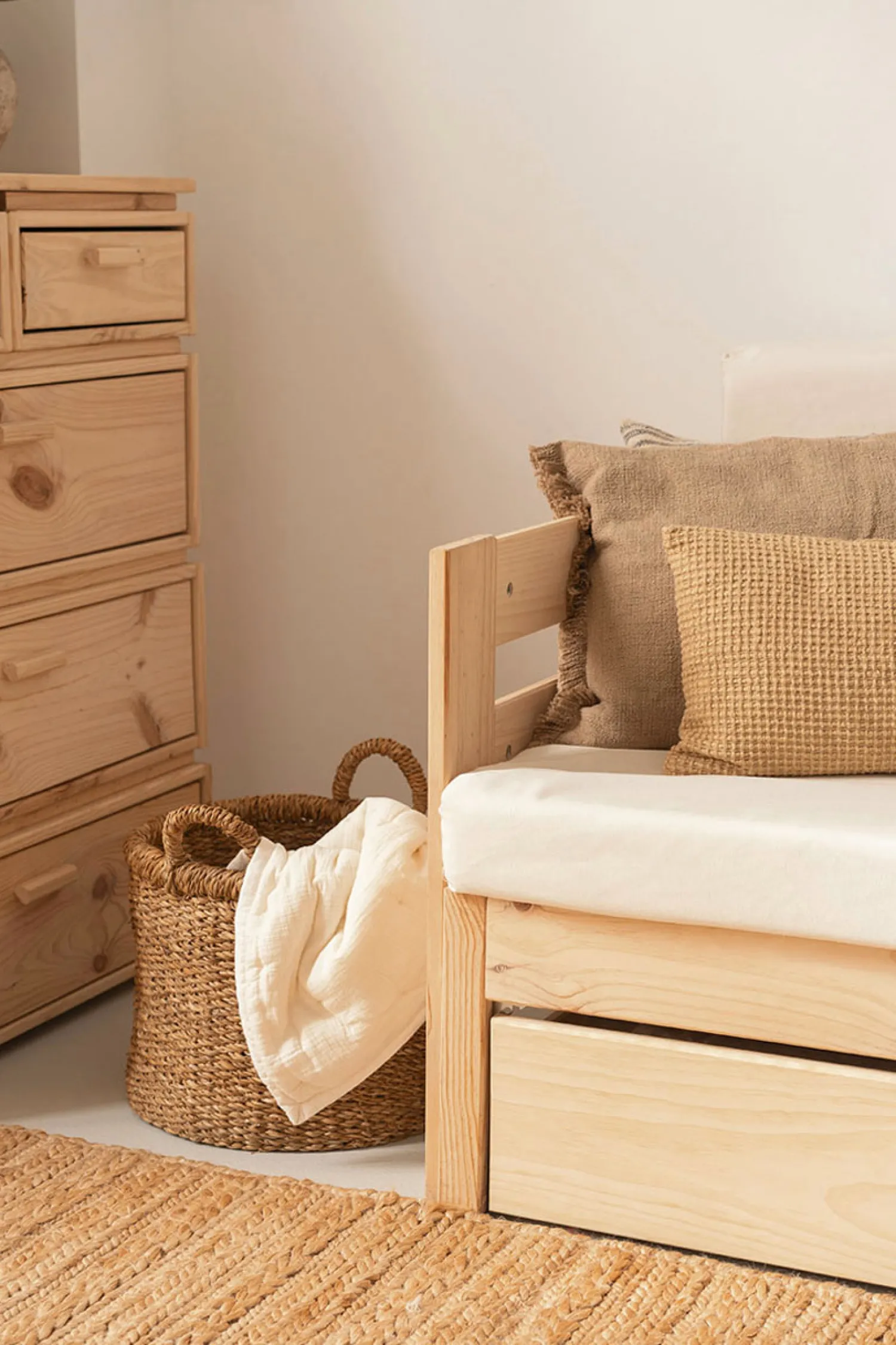 Muebles LUFE Divanes|Divanes^LORE sofá cama con cajones