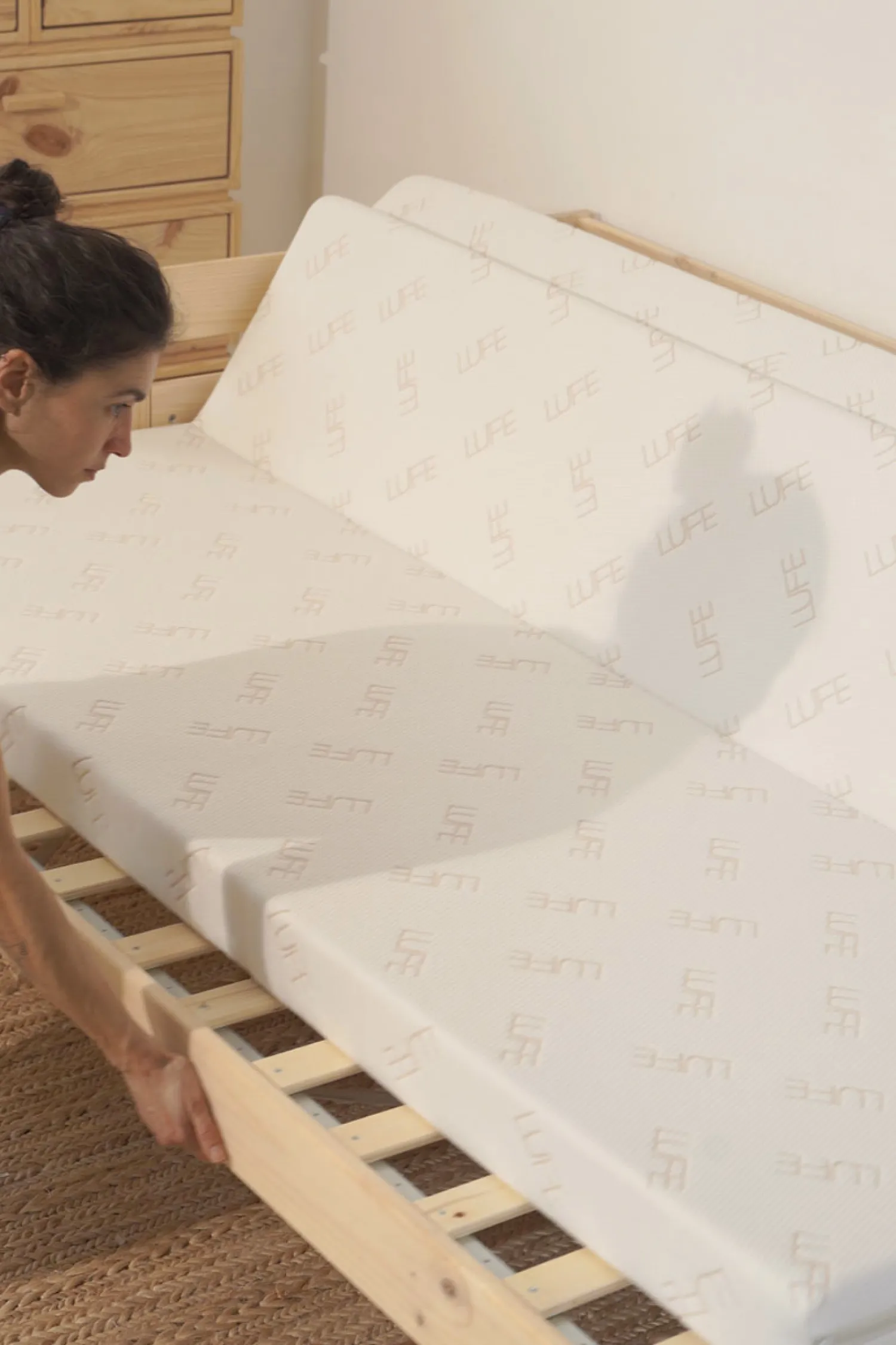 Muebles LUFE Divanes|Divanes^LORE sofá cama con cajones