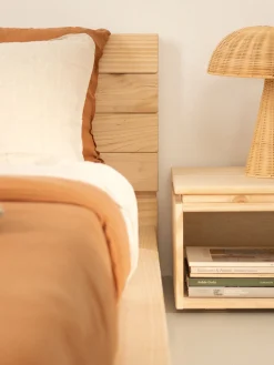 Muebles LUFE Camas De Suelo Y Tatamis|Camas 160^LUR cama tatami con cabecero de pared 160