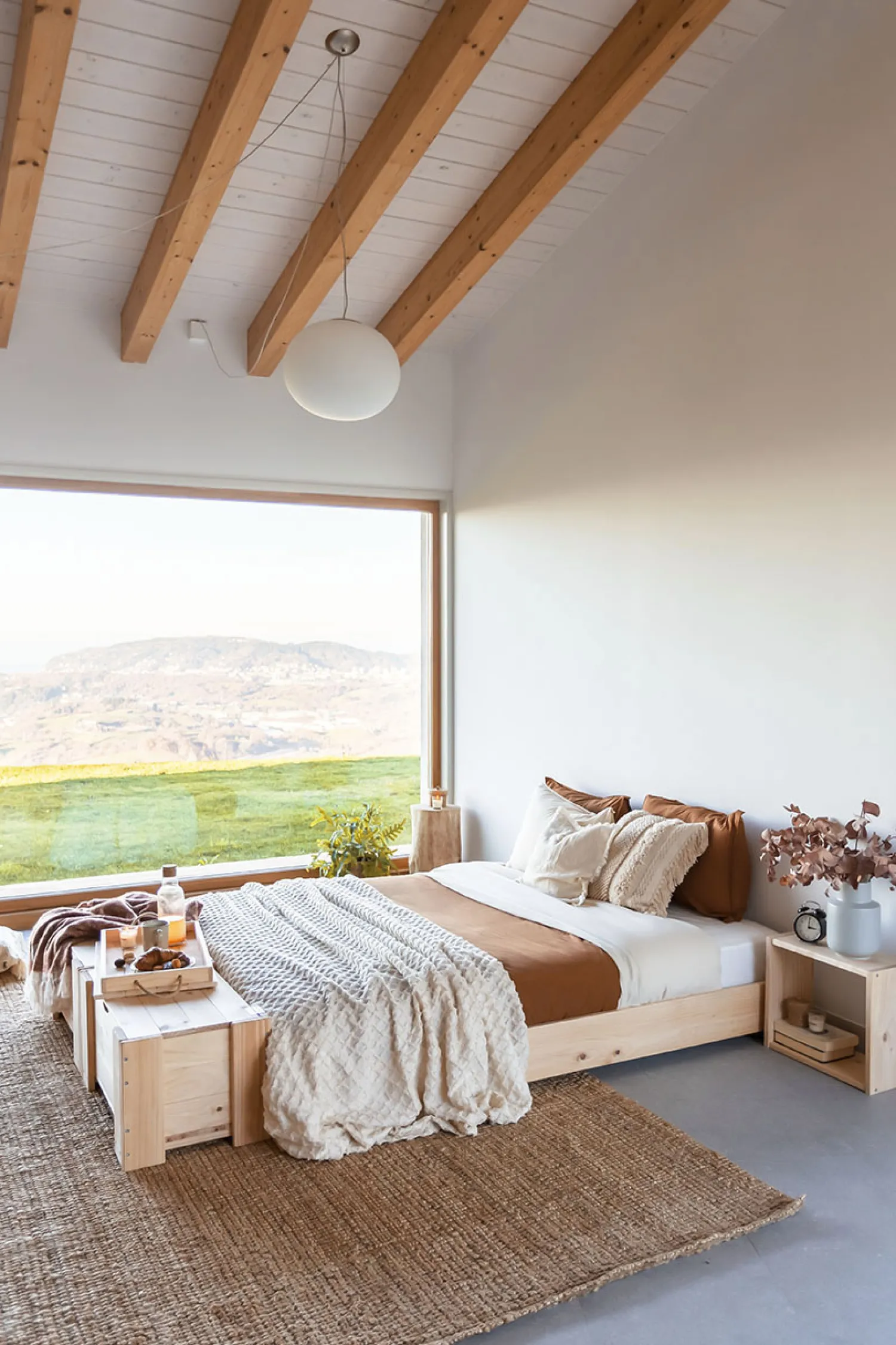 Muebles LUFE Camas De Suelo Y Tatamis|Camas 135^MENDI cama doble de suelo 135