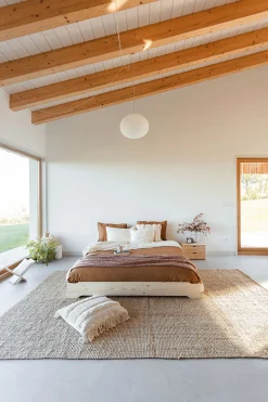 Muebles LUFE Camas De Suelo Y Tatamis|Camas 140^MENDI cama doble de suelo 140