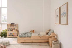 Muebles LUFE Camas Montessori Y Apilables^MENDI cama montessori apilable 90
