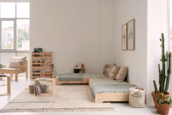 Muebles LUFE Camas Montessori Y Apilables^MENDI cama montessori apilable 90 x 2 unidades